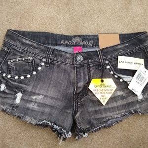 NWT almost famous Jean shorts size 11